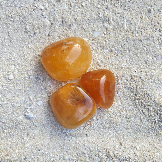 Satyaloka Yellow Azeztulite Crystal Healing Set for Stepping Into Spiritual Power & Alignment with Golden Ray