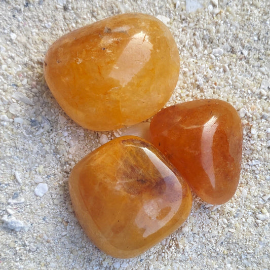 Satyaloka Yellow Azeztulite Crystal Healing Set for Stepping Into Spiritual Power & Alignment with Golden Ray