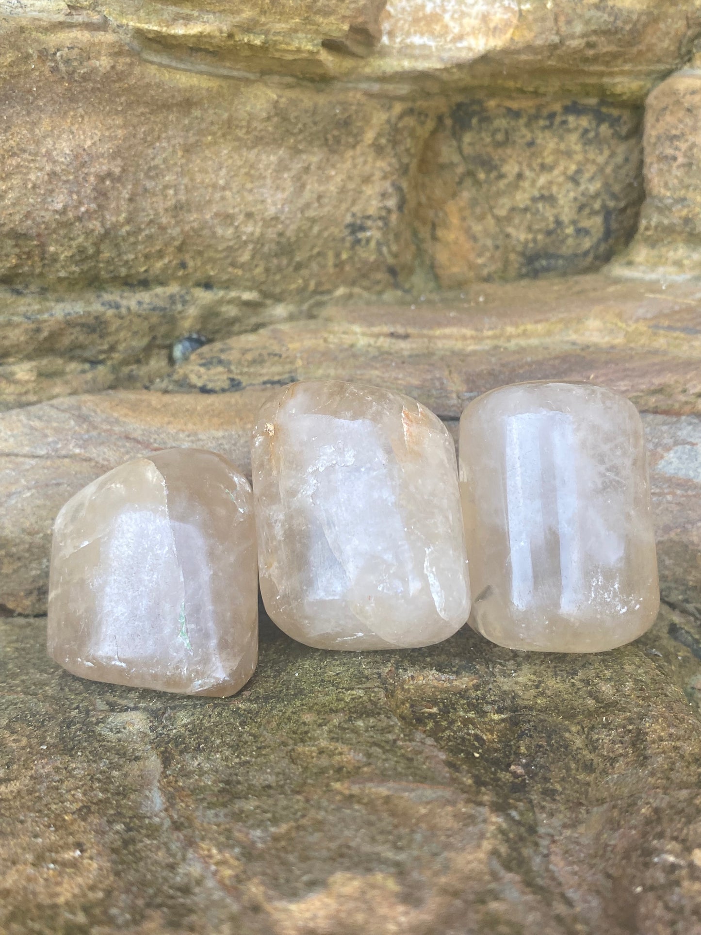 Natural Indian Citrine Crystal Healing Set for Stimulating Self-Confidence & Joy