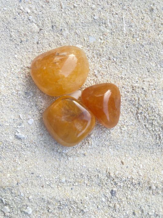 Satyaloka Yellow Azeztulite Crystal Healing Set for Stepping Into Spiritual Power & Alignment with Golden Ray