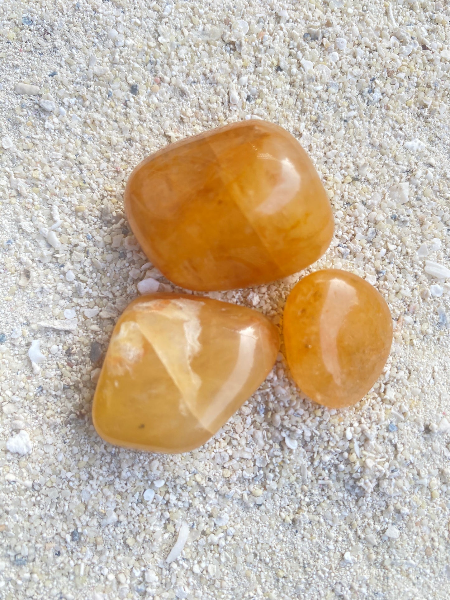 Satyaloka Yellow Azeztulite Crystal Healing Set for Alignment with Golden Ray