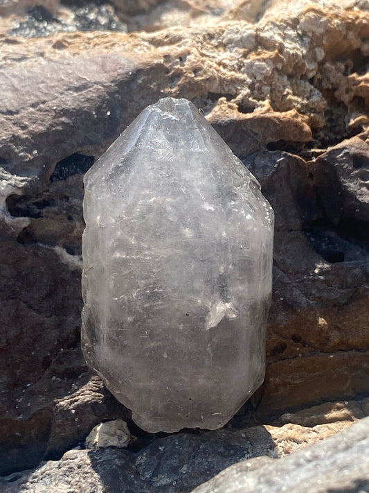 Black Tibetan Quartz Master Warrior Generator Crystal w/Digital Guidebook