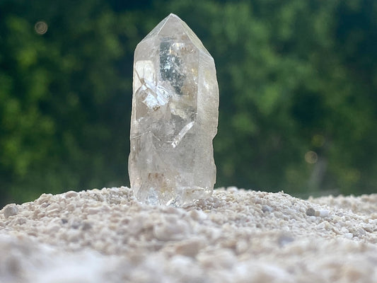 Tibetan Quartz Master Warrior Generator Crystal Point w/Digital Guidebook