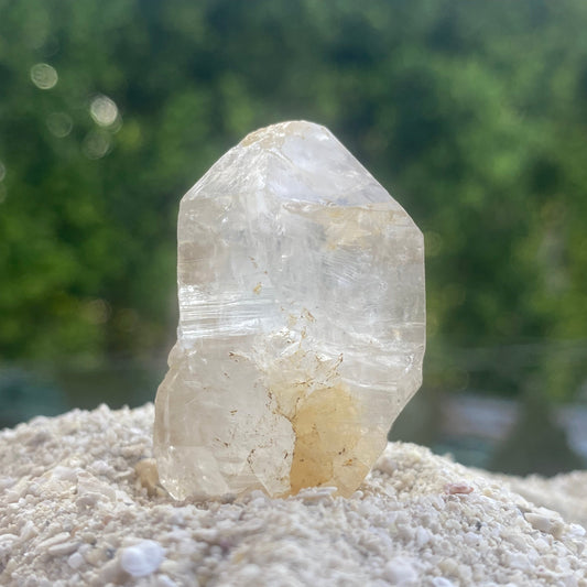 Tibetan Quartz Manifestation Generator Master Warrior Crystal Point w/ Digital Guidebook
