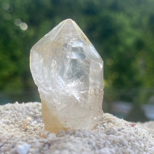 Tibetan Quartz Manifestation Generator Master Warrior Crystal Point w/ Digital Guidebook