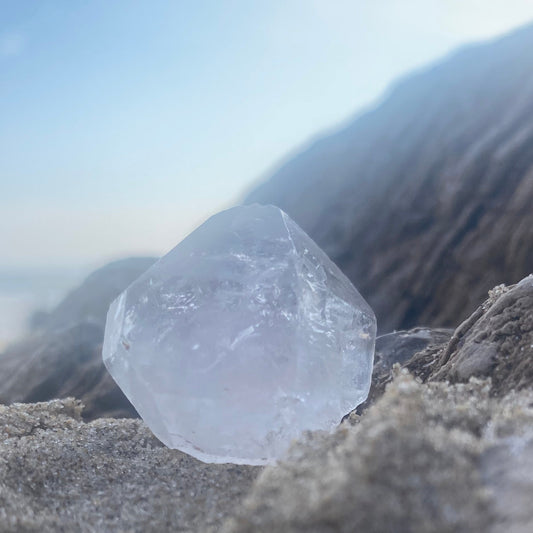 Tibetan Quartz Tantric Twin Master Warrior Crystal