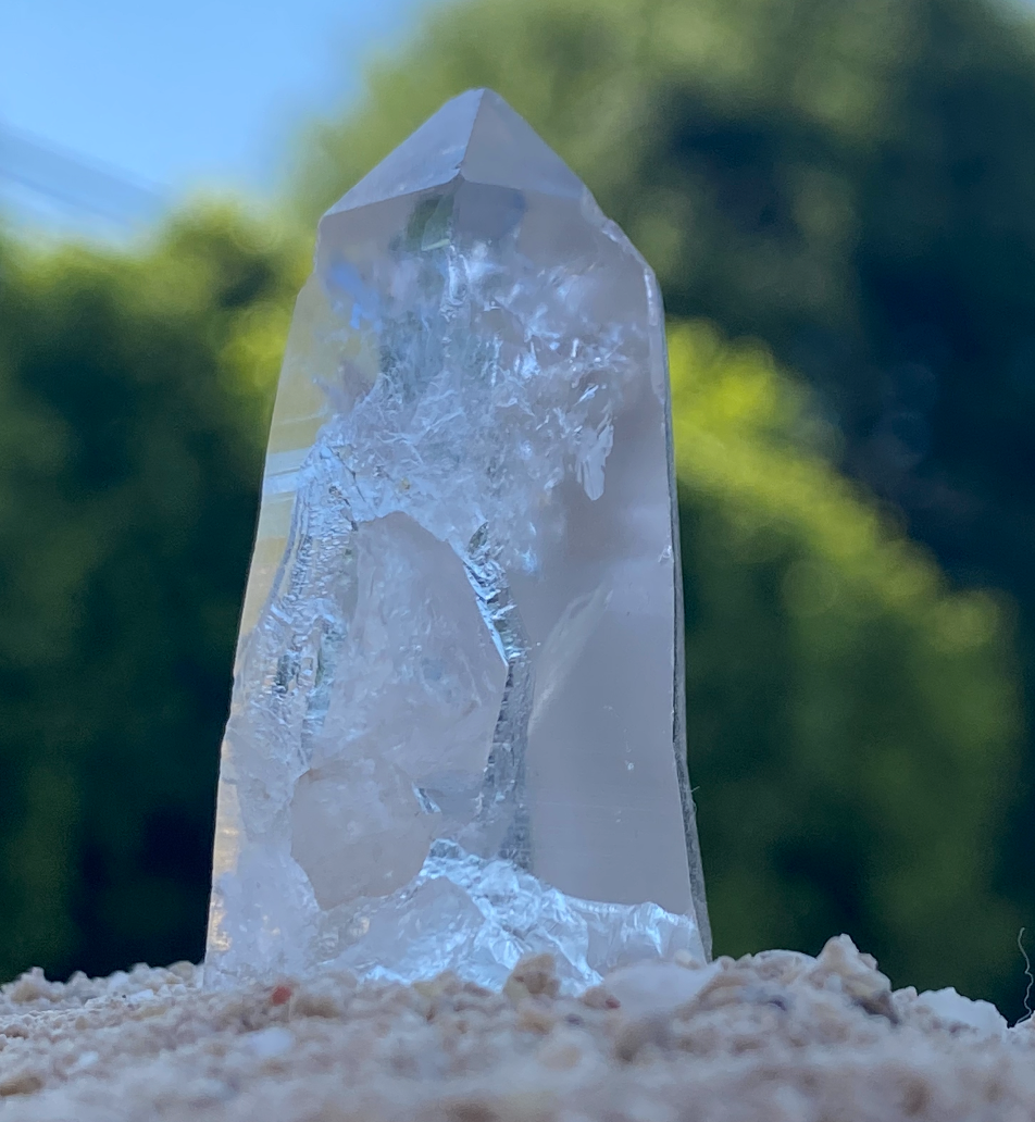 Lemurian Seed Master Warrior Generator Crystal for Multidimensional Insight