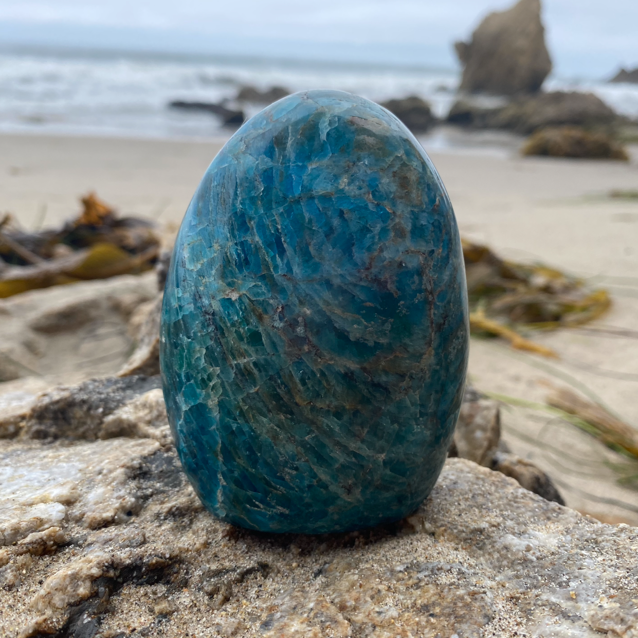 Blue Apatite for Brain Health, Emotional Release and Pineal Gland Activation