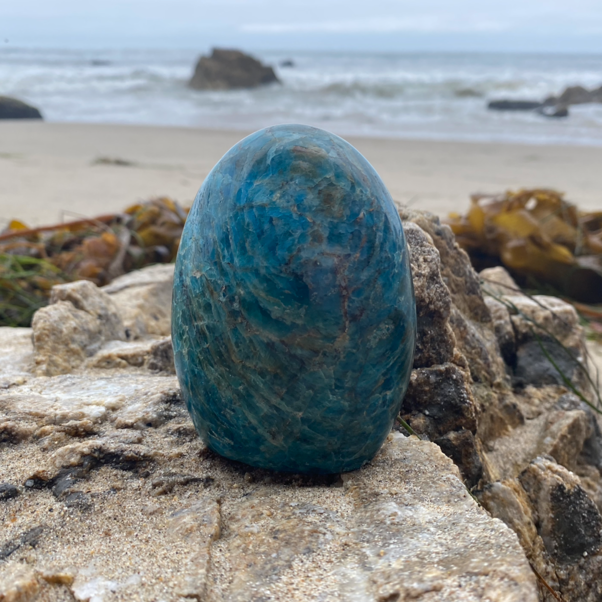 Blue Apatite for Brain Health, Emotional Release and Pineal Gland Activation
