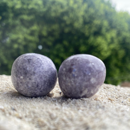 Lepidolite Crystal Healing Set for Emotional Balance & Flow