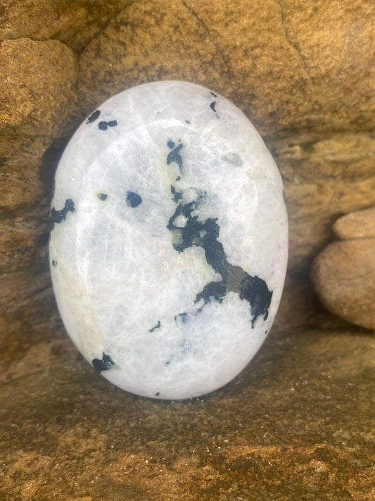 Rainbow Moonstone Crystal for Aligning with the Goddess