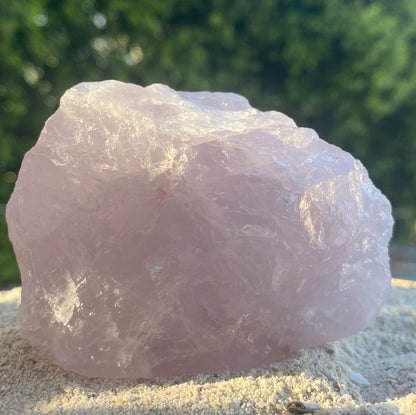 Brazilian Rose Quartz Crystal Healing Set for Unconditional Love