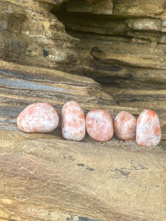 Indian Sunstone Crystal Healing Set for Personal Power and Alignment with the Divine Masculine