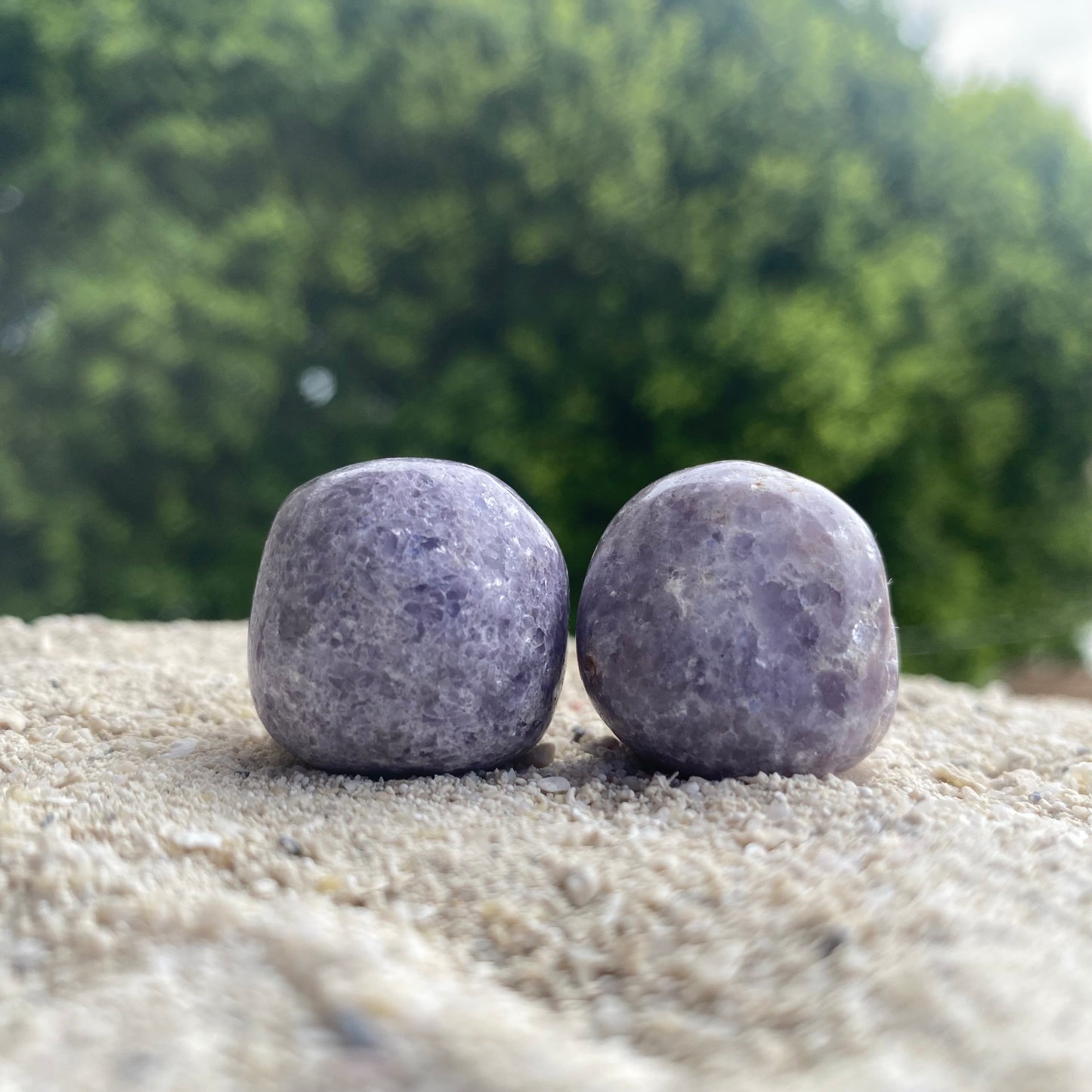 Lepidolite Crystal Healing Set for Emotional Balance & Flow