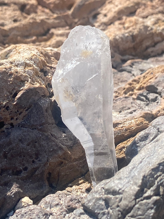 Tibetan Quartz Master Warrior Generator Crystal Scepter