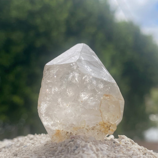 Tibetan Quartz Master Warrior Manifestation Generator Crystal w/Digital Guidebook