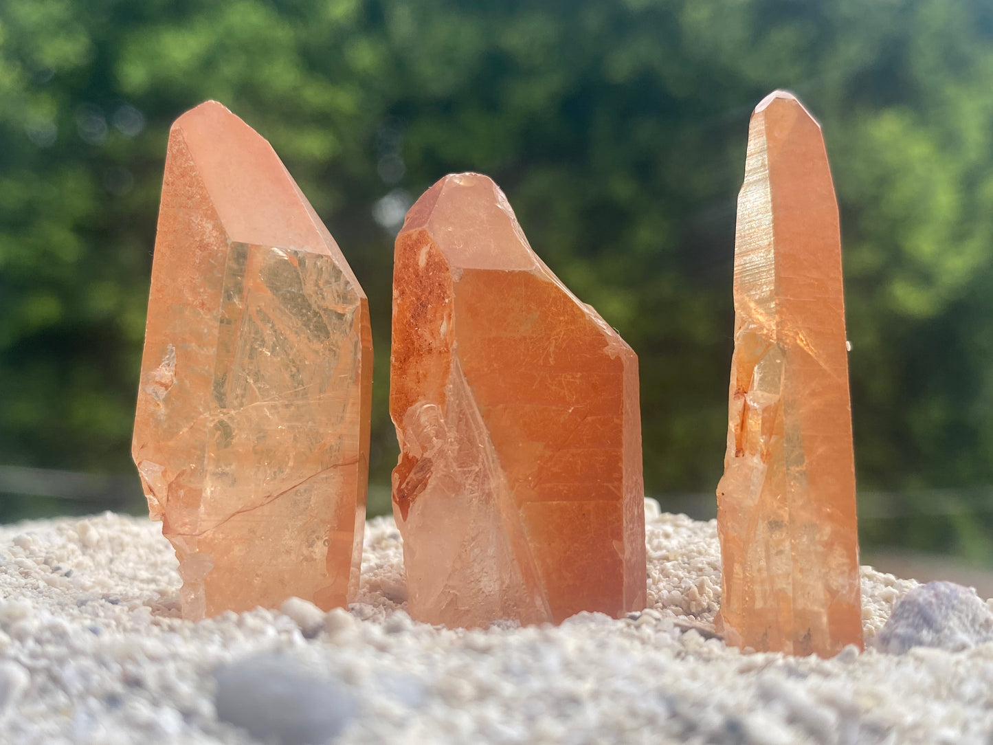 Tangerine Quartz Manifestation Crystal Healing Set for Self-Healing, Creativity & Fertility