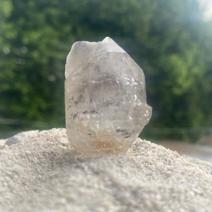 Black Tibetan Quartz Manifestation Master Warrior Generator Crystal