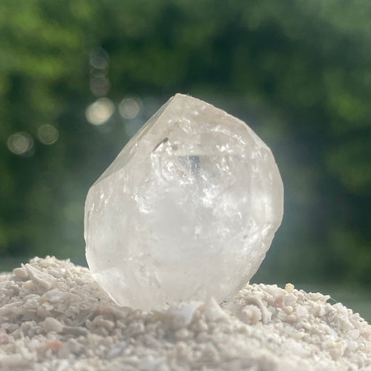 Tibetan Quartz Tantric Twin Master Warrior Crystal