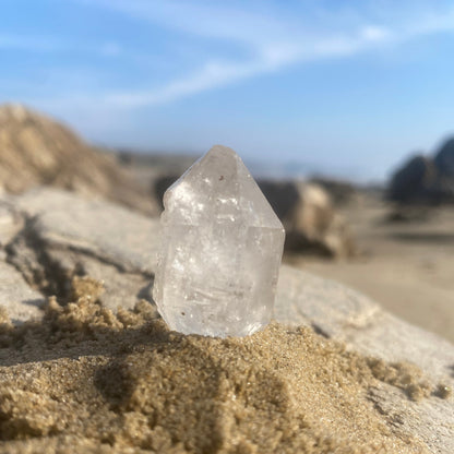 Tibetan Quartz Double Terminated Generator Master Warrior Crystal Point