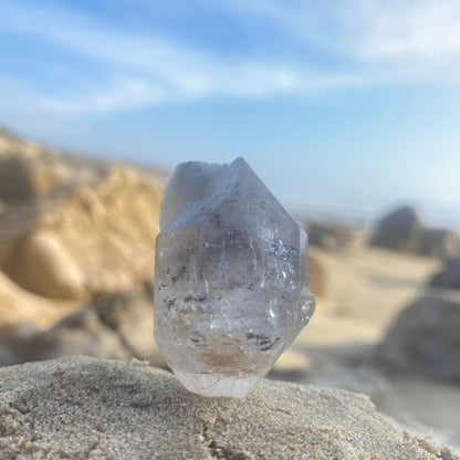 Black Tibetan Quartz Manifestation Master Warrior Generator Crystal