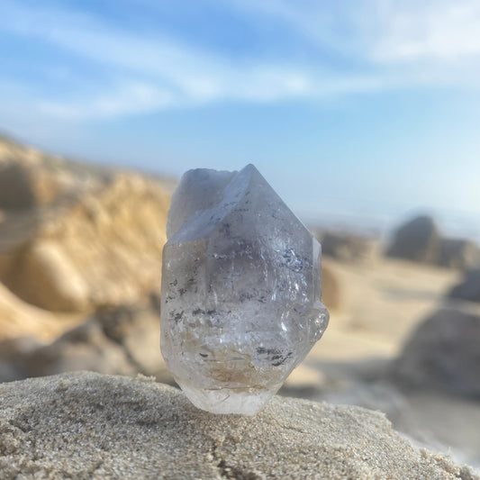 Black Tibetan Quartz Manifestation Master Warrior Generator Crystal