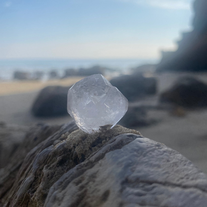 Tibetan Quartz Tantric Twin Master Warrior Crystal