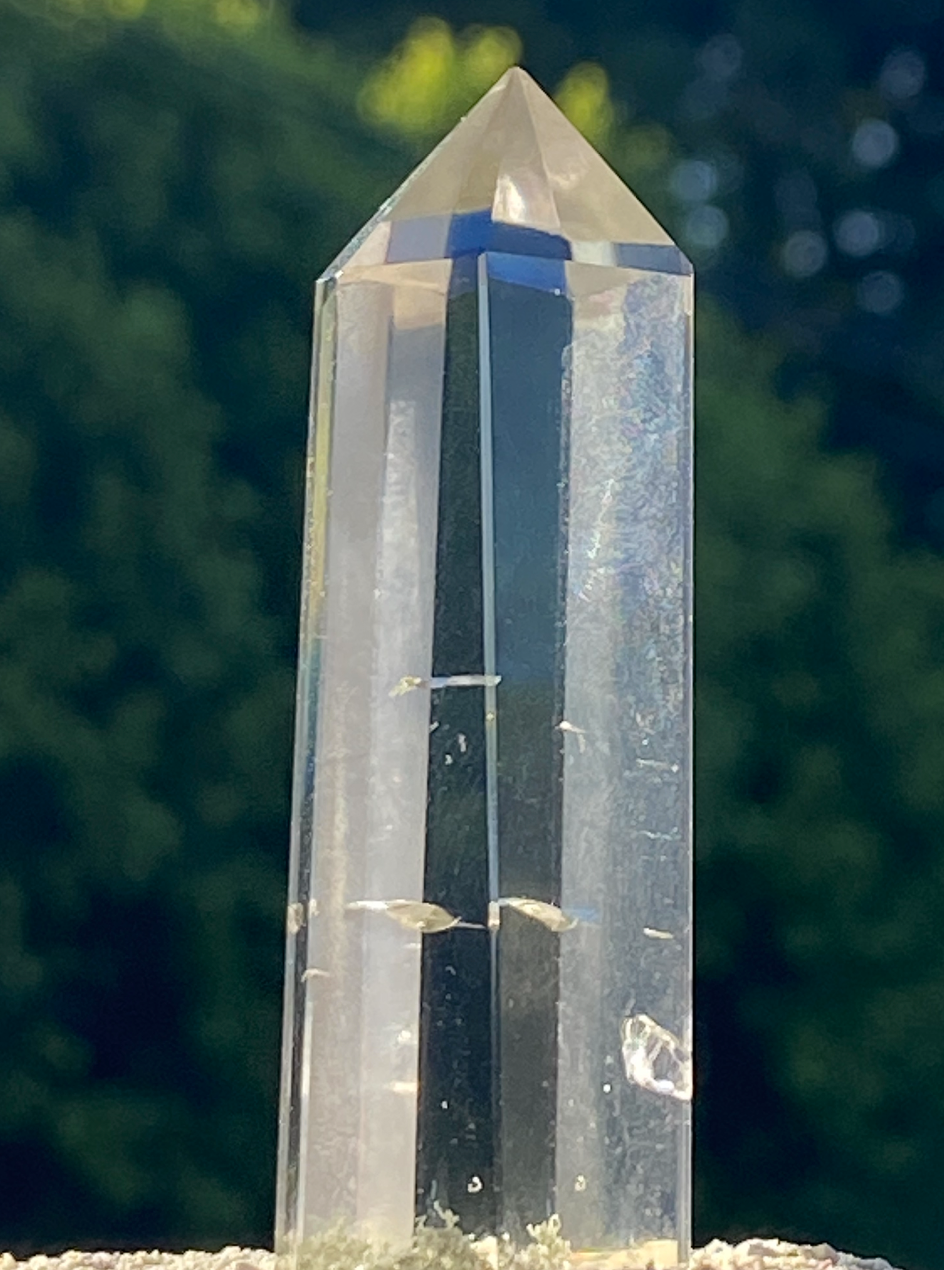 Brazilian Quartz Generator Crystal Point for Healing with Elemental Spirits & Meditation