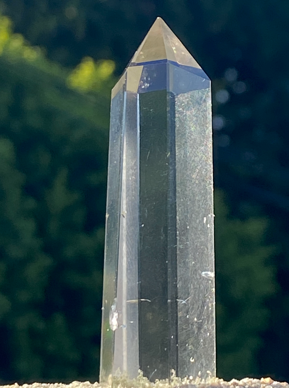 Brazilian Quartz Generator Crystal Point for Healing with Elemental Spirits & Meditation