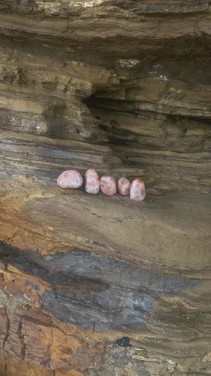 Indian Sunstone Crystal Healing Set for Personal Power and Alignment with the Divine Masculine