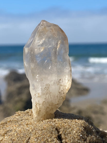 Tibetan Quartz Master Warrior Crystal Point