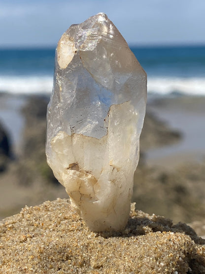 Tibetan Quartz Master Warrior Crystal Point