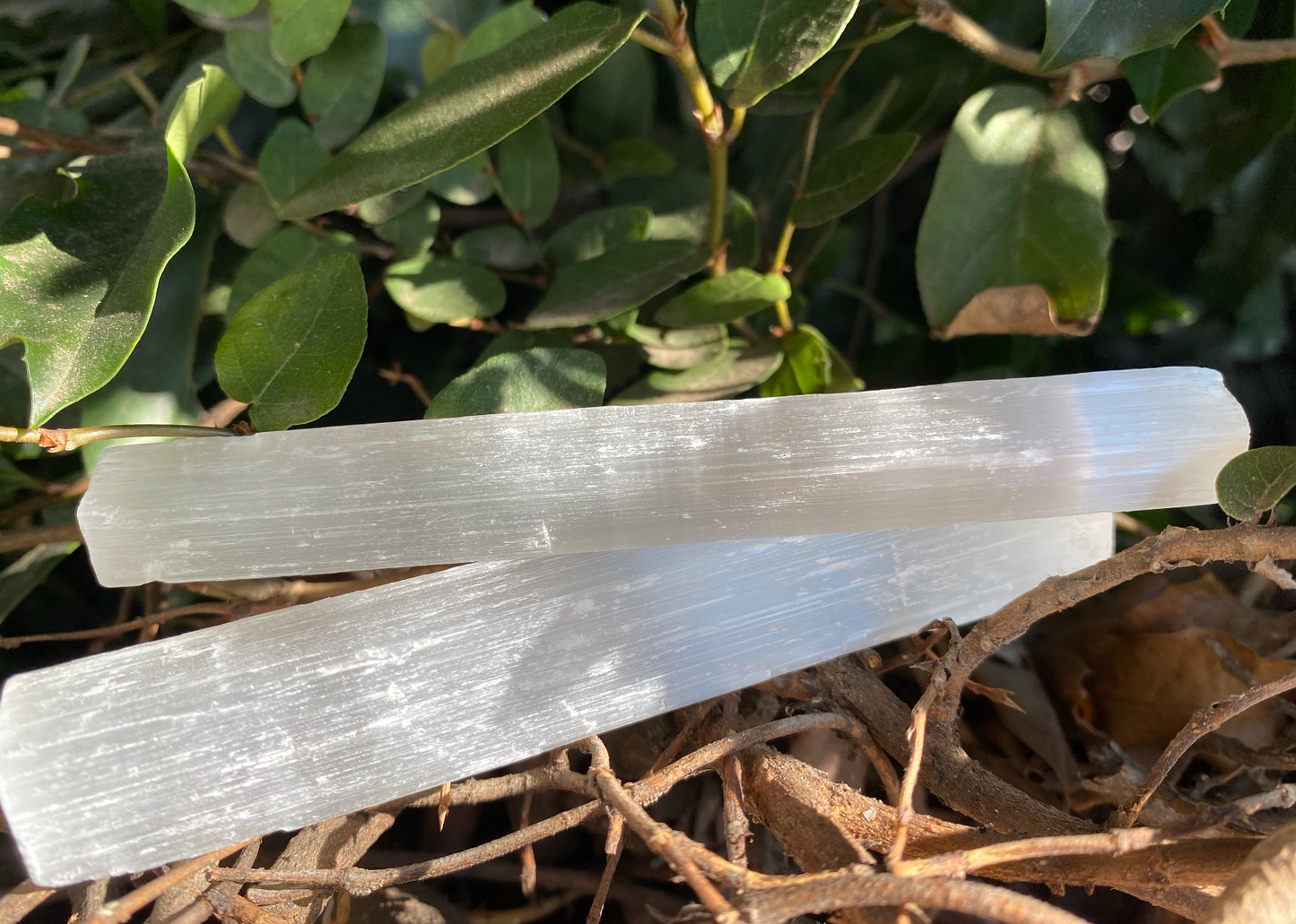 Selenite Crystal Wand Healing Set for Energy Healing Work & Spiritual Connection