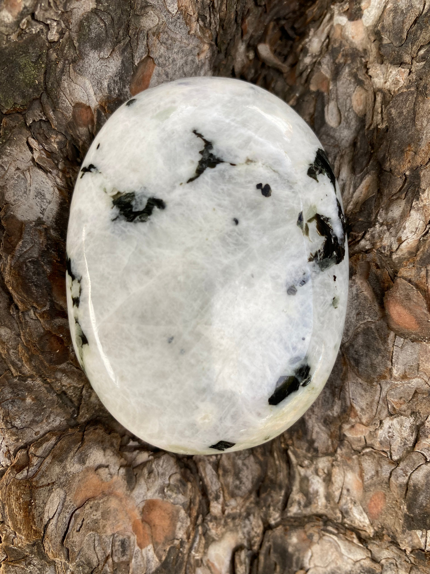 Rainbow Moonstone Crystal for Aligning with the Goddess